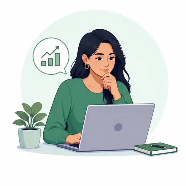 Founder planning work from a laptop