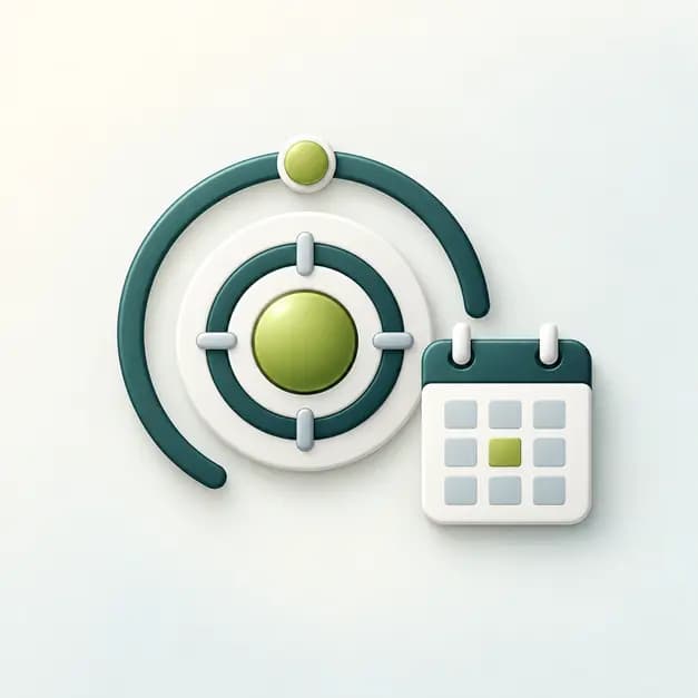 Illustration of protected focus time beside a calendar block